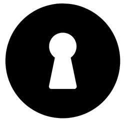 Keyholding lock and key