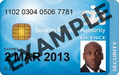 Security Courses Security Guard ID EXAMPLE NEW
